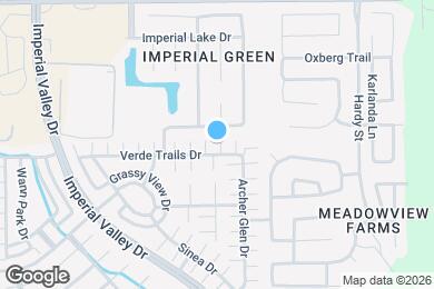 Map image of the property - 1207 Verde Trails Dr