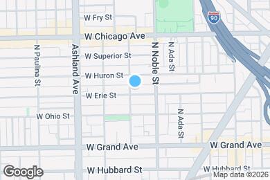 Map image of the property - 1432 W Erie St