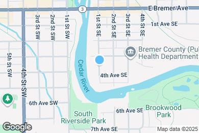 Map image of the property - 421 1st St SE