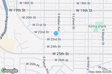 Map image of the property - 1214 W 23rd St