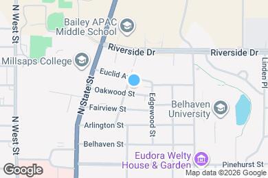 Map image of the property - 806 Oakwood St