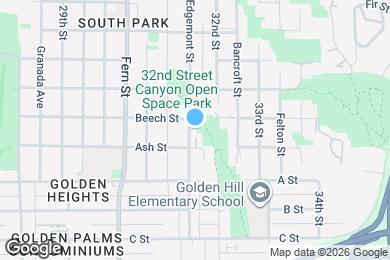 Map image of the property - 1433 Edgemont St
