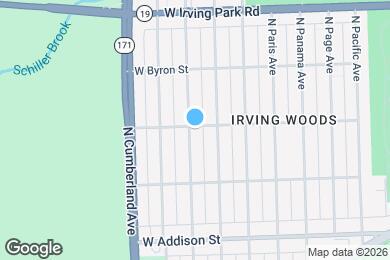 Map image of the property - 3759 N Plainfield Ave