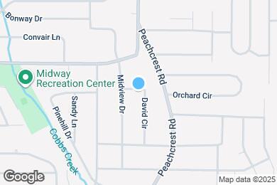 Map image of the property - 1371 David Cir