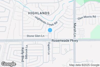 Map image of the property - 3706 Bishop Hill Dr