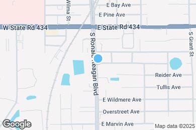 Map image of the property - 315 S Ronald Reagan Blvd