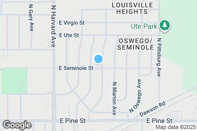 Map image of the property - 1804 N Louisville Ave