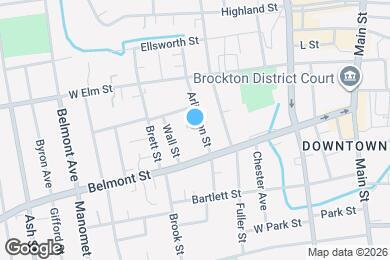 Map image of the property - 45 Arlington St