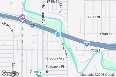 Map image of the property - 7610 Manor Ave