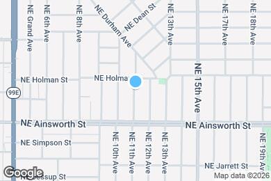 Map image of the property - 6228 NE 11th Ave