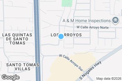 Map image of the property - 18445 S Avenida Arroyo Seco