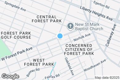 Map image of the property - 4013 W Forest Park Ave