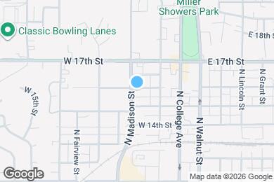 Map image of the property - 1122 N Madison St