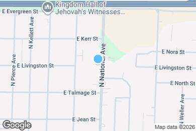 Map image of the property - 2675 N National Ave