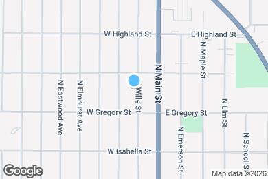 Map image of the property - 412 N Wille St