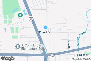 Map image of the property - 1870 Powell Dr