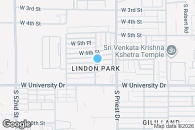 Map image of the property - 1439 W 7th St