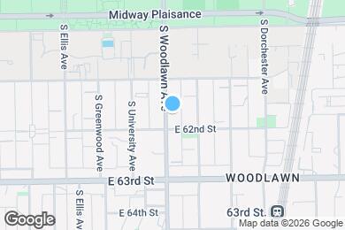 Map image of the property - 6143 S Woodlawn Ave