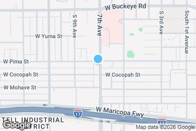 Map image of the property - 1608 S 7th Ave