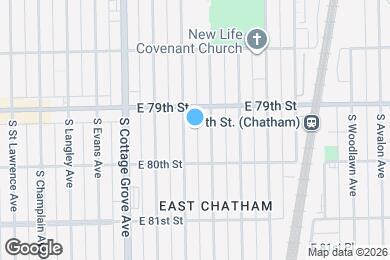 Map image of the property - 7917-7927 S Drexel Ave