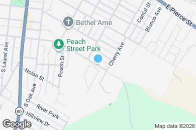 Map image of the property - 1033 E Milam St