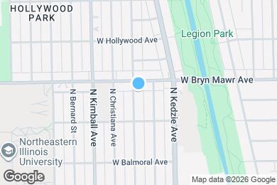 Map image of the property - 5543 N Spaulding Ave