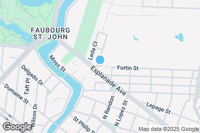 Map image of the property - 3343 Esplanade Ave