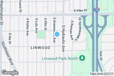 Map image of the property - 1328 S Greenwood Ave