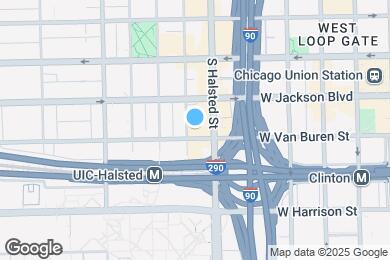 Map image of the property - 812 W Van Buren St
