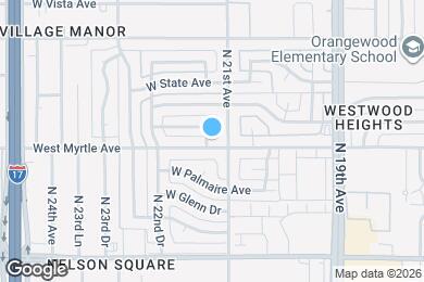 Map image of the property - 2114 West Myrtle Ave