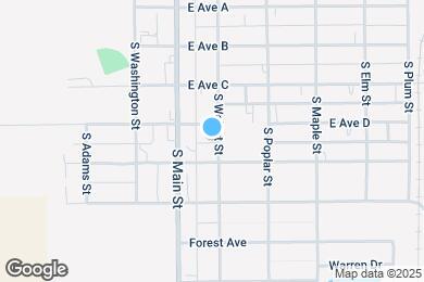 Map image of the property - 405 S Walnut St