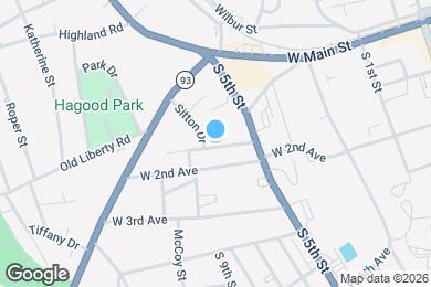 Map image of the property - 110 Gilliland Ave