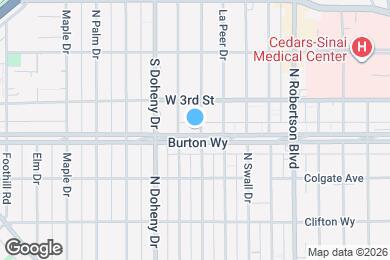 Map image of the property - Burton Plaza Apartments