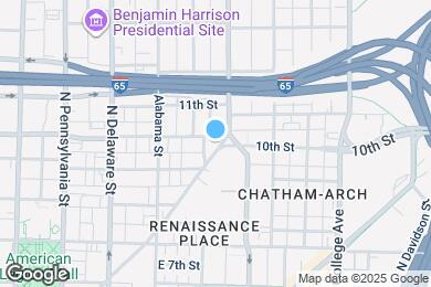 Map image of the property - 970 Fort Wayne Ave