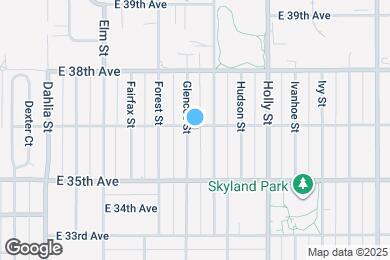 Map image of the property - 3590 N Glencoe St