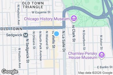 Map image of the property - 1531 N Wells St