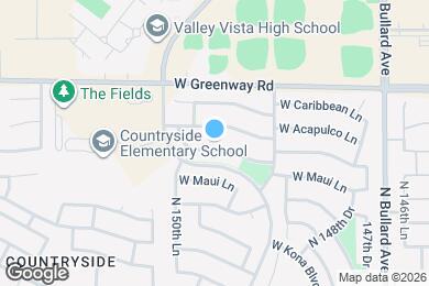 Map image of the property - 14958 W Port Au Prince Ln