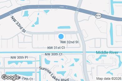 Map image of the property - 10281 NW 32nd St