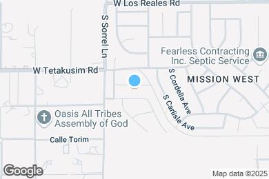 Map image of the property - 3705 W Fitzwater Ct