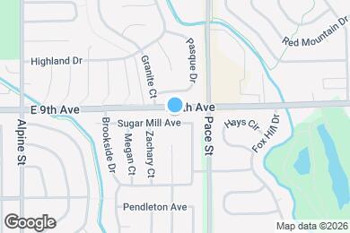 Map image of the property - 930 Sugar Mill Ave