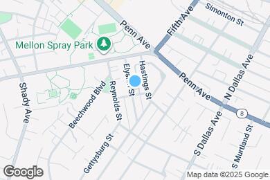 Map image of the property - 215 Elysian St