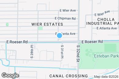 Map image of the property - 3102 E Roeser Rd