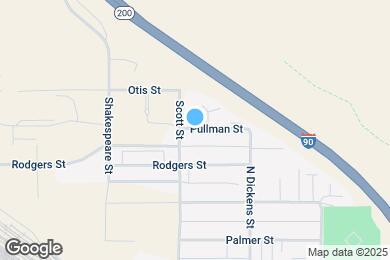 Map image of the property - 1017 Pullman St
