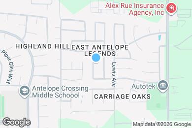 Map image of the property - 5543 Ridgepoint Dr