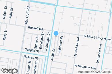 Map image of the property - 2118 Aruba Dr