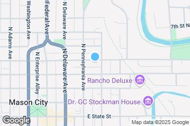 Map image of the property - 221 4th St NE