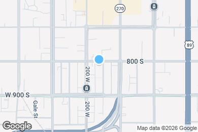 Map image of the property - 806 S Jefferson St