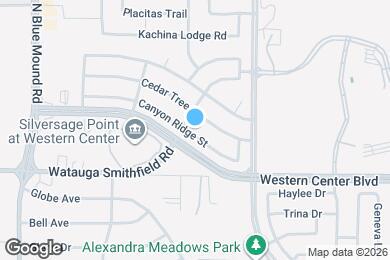 Map image of the property - 1909 Canyon Ridge St