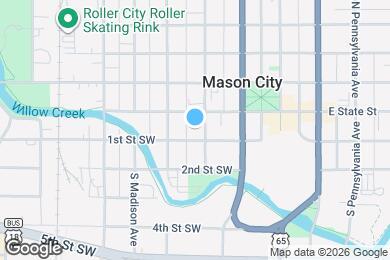 Map image of the property - 18 S Adams Ave