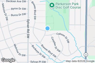 Map image of the property - 1680 Fairbanks St SW